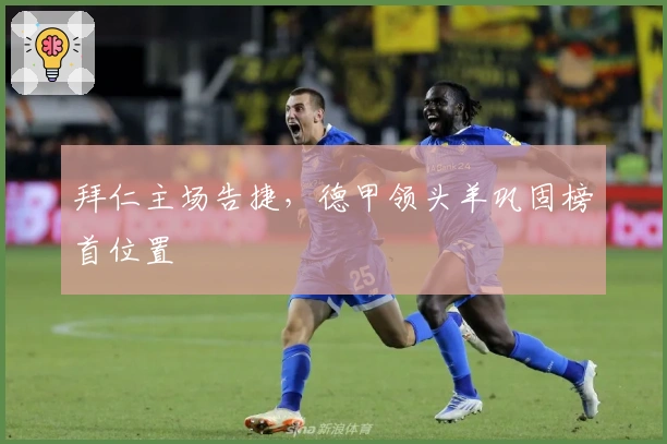 拜仁主场告捷，德甲领头羊巩固榜首位置